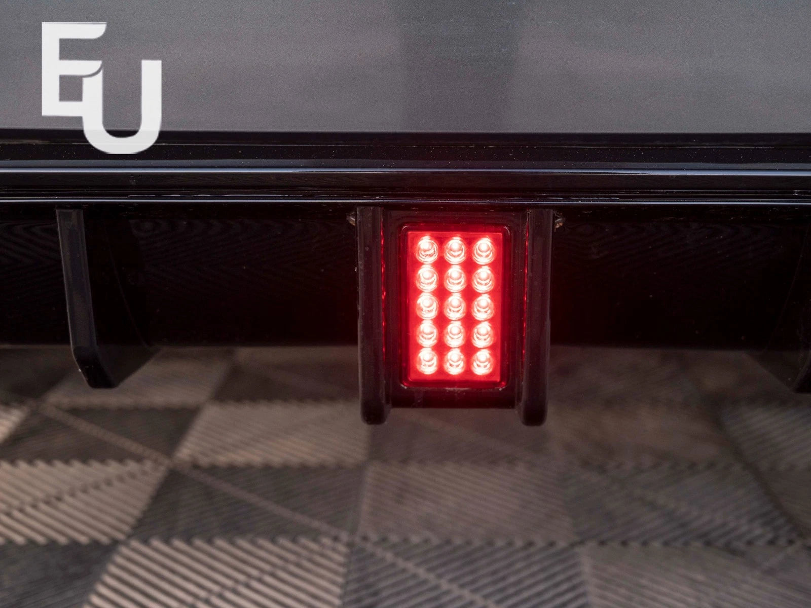 FOR BMW 3 SERIES G20 G21 M SPORT GLOSS BLACK REAR DIFFUSER WITH LIGHT 2018-2021