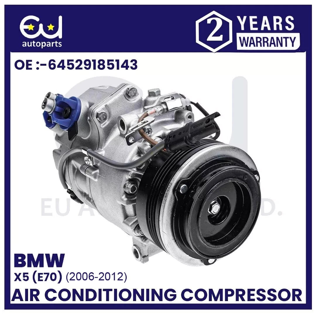 AIR CONDITIONING AC COMPRESSOR PUMP FOR BMW X5 E70 30i 2006-10 3.0 64529185143