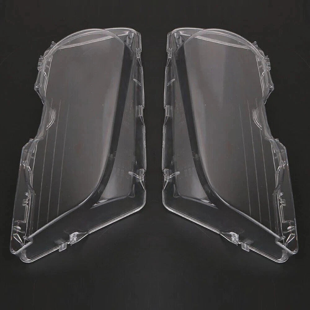 FOR BMW E46 3 SERIES LEFT RIGHT PAIR HEADLGHT HEADLAMP LENS CLEAR COVER 1999-01