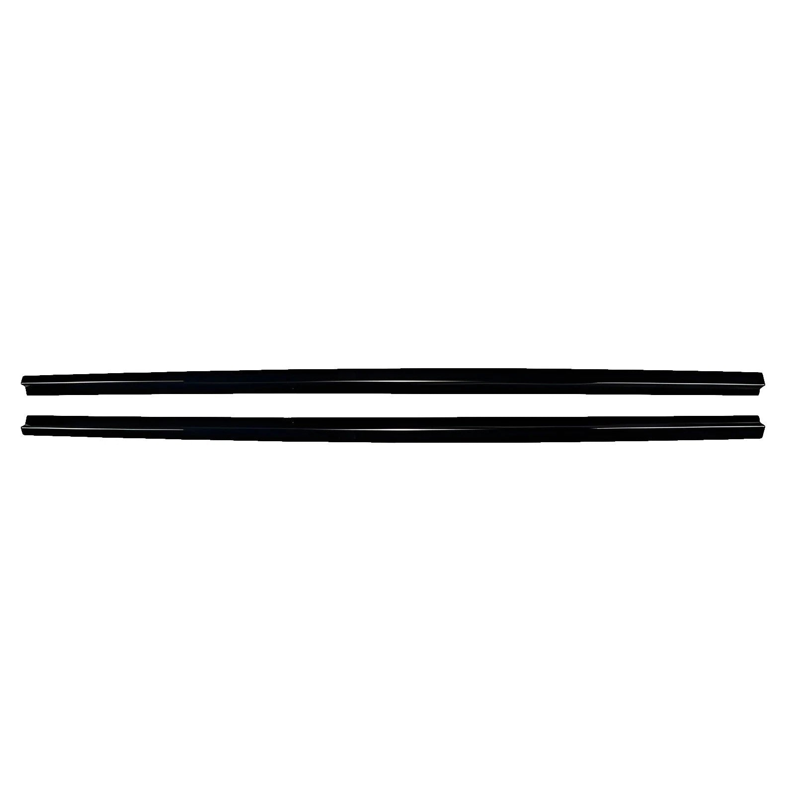 FOR VW POLO MK6 SE STANDARD GLOSS BLACK SIDE SKIRT EXTENSION SPLITTER LIP 2018+