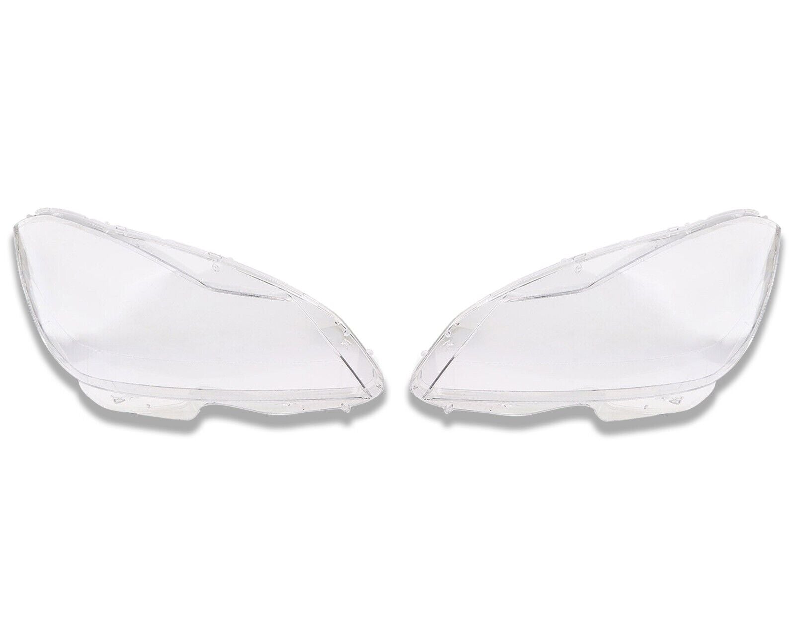 L+R HEADLIGHT HEADLAMP LENS COVER FOR MERCEDES-BENZ C CLASS W204 C220 C350 11-15