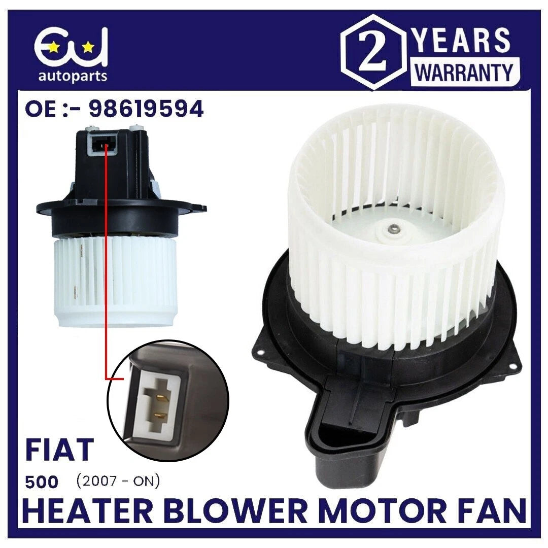 HEATER BLOWER MOTOR FAN FOR FIAT 500 312 07-ON PANDA VAN 12-ON 0.9 1.2 1.3 D 1.4