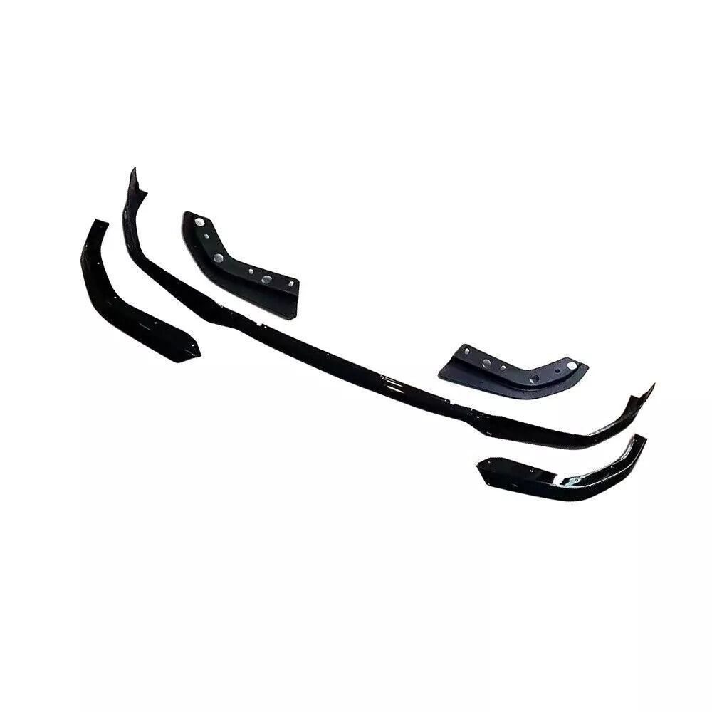 FOR BMW 3 SERIES G20 G21 FRONT BUMPER SPLITTER LIP SPOILER GLOSS BLACK 2019-2022