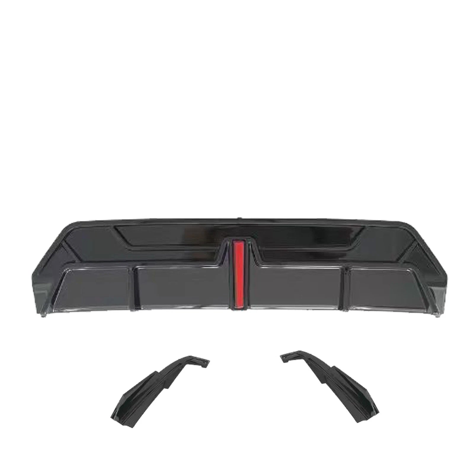 FOR BMW 3 SERIES G20 G21 LCI M SPORT GLOSS REAR DIFFUSER WITH LED TAILPIPE 2022+