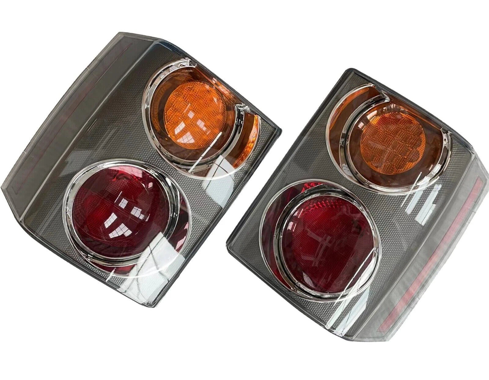 PAIR REAR TAIL LIGHT BRAKE LAMP FOR RANGE ROVER VOGUE L322 2002-2009 AMBER/RED