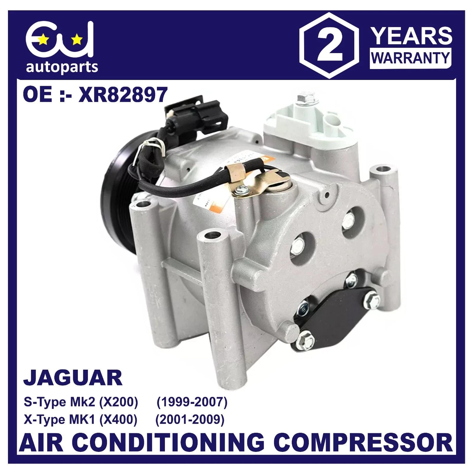 AIR CON AC COMPRESSOR PUMP FOR JAGUAR S-TYPE X200 X-TYPE X400 2.5 2.7 3.0 PETROL