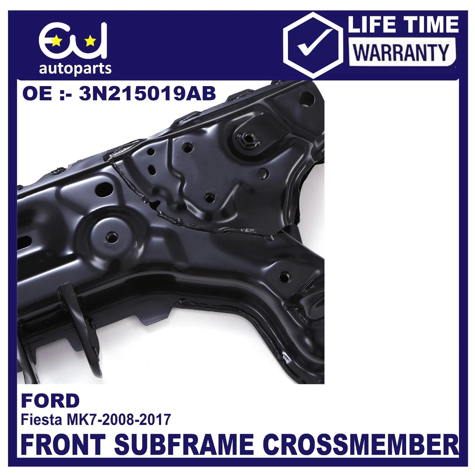 FRONT AXLE SUBFRAME CROSSMEMBER FOR FORD FIESTA MK7 2008-2017 AUTOMATIC 1758709