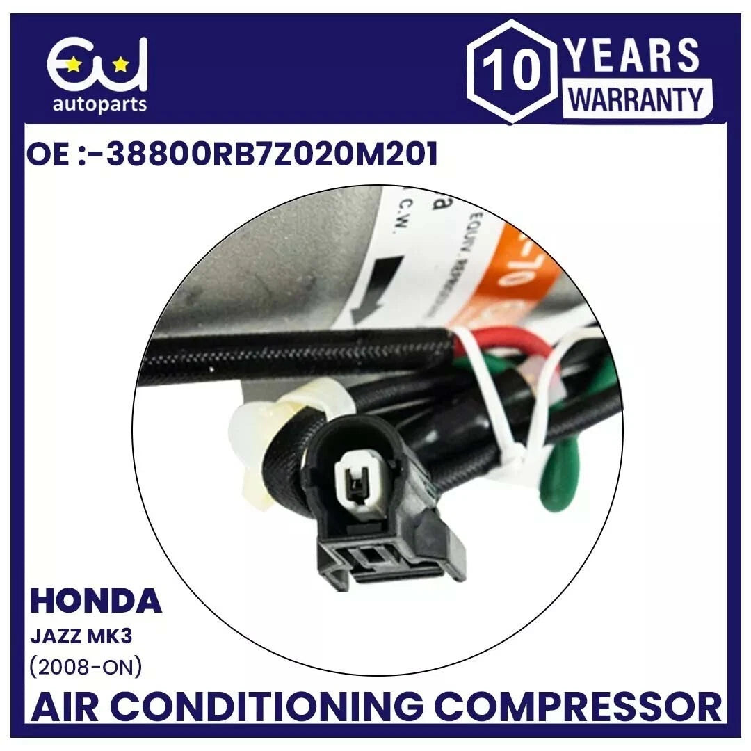 AIR CON AC A/C COMPRESSOR PUMP FOR HONDA JAZZ MK3 1.2 1.3 1.4 38810RB0006 2008+