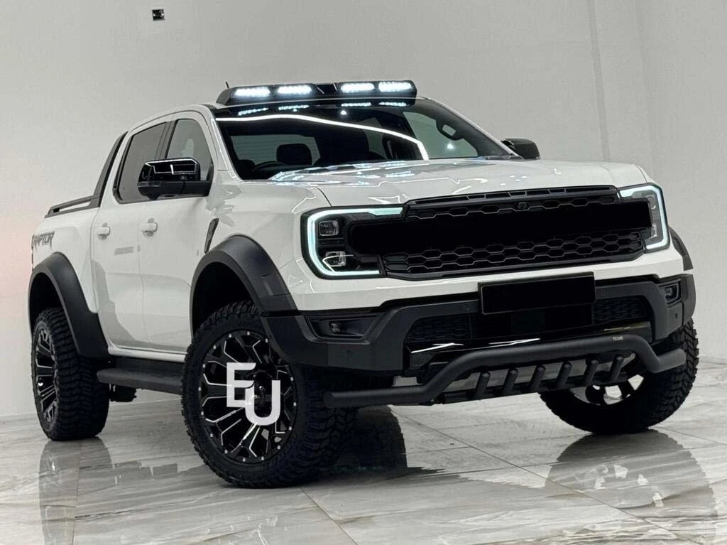 WHEEL ARCHES WIDE BODY KIT MATTE BLACK FENDERS FOR FORD RANGER T9 RAPTOR 2023+