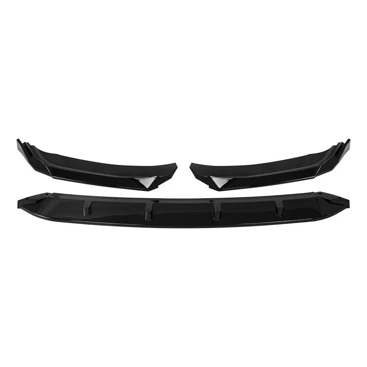 FOR VW ARTEON CC R-LINE FACELIFT FRONT BUMPER LIP SPLITTER GLOSS BLACK 2020–2024