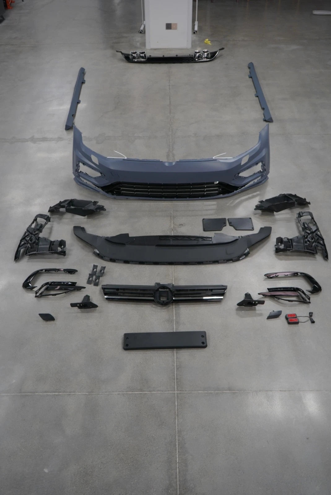 MK7.5 R CONVERSION FRONT REAR BUMPER BODYKIT SIDE SKIRT FOR VW GOLF MK7 2013-16