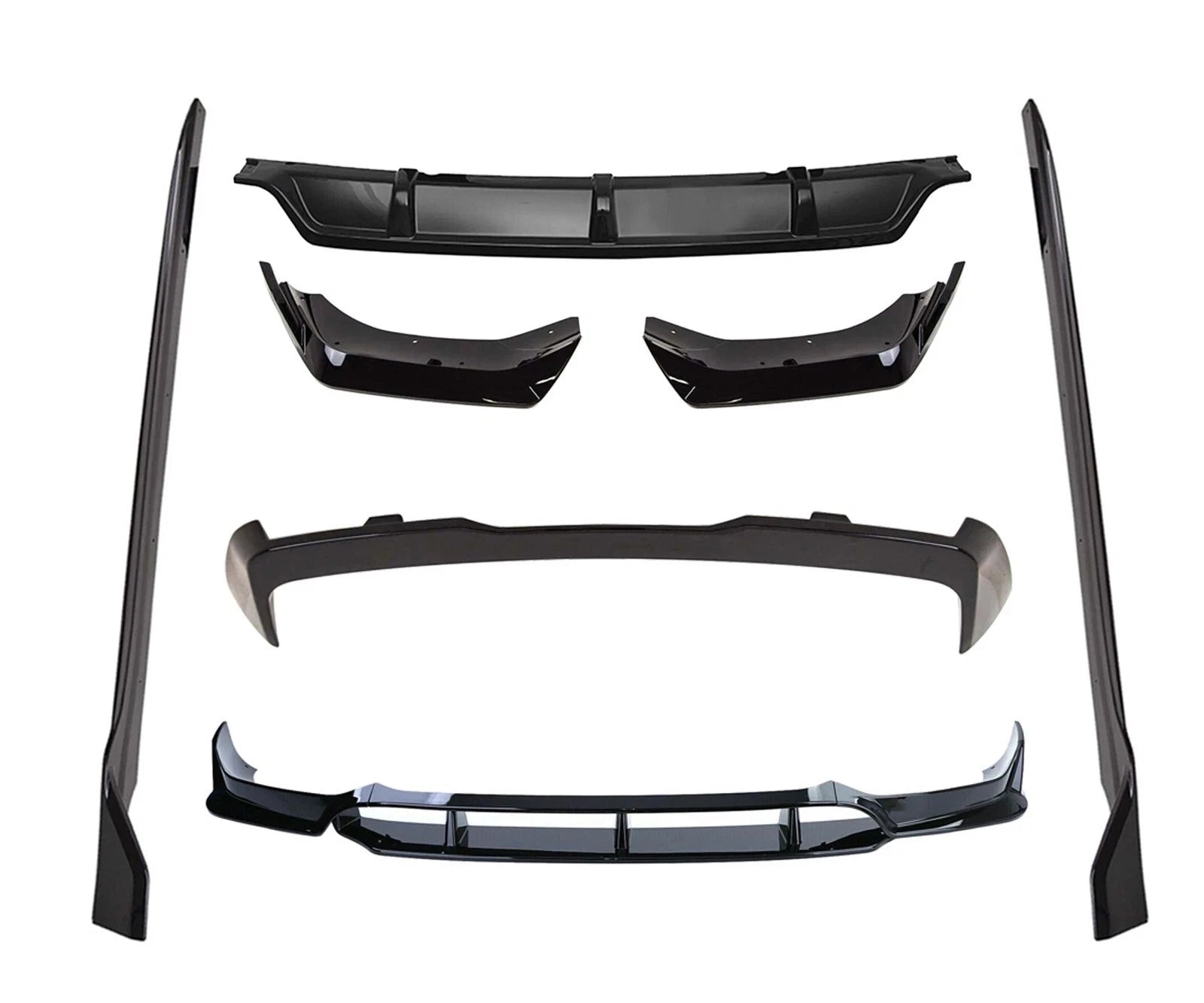 BODY KIT FRONT SPLITTER LIP DIFFUSER SIDE SKIRT SPOILERS FOR BMW X7 G07 BODYKIT