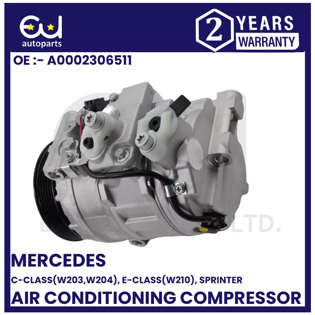 AIR CON AC COMPRESSOR PUMP FOR MERCEDES C-CLASS W203 W204 E-CLASS W211 SPRINTER