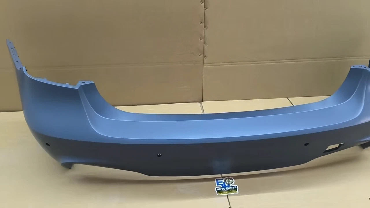 FOR BMW 3 SERIES F30 REAR BUMPER PRIMED M SPORT WITH PARKING SENSOR HOLES 11-19