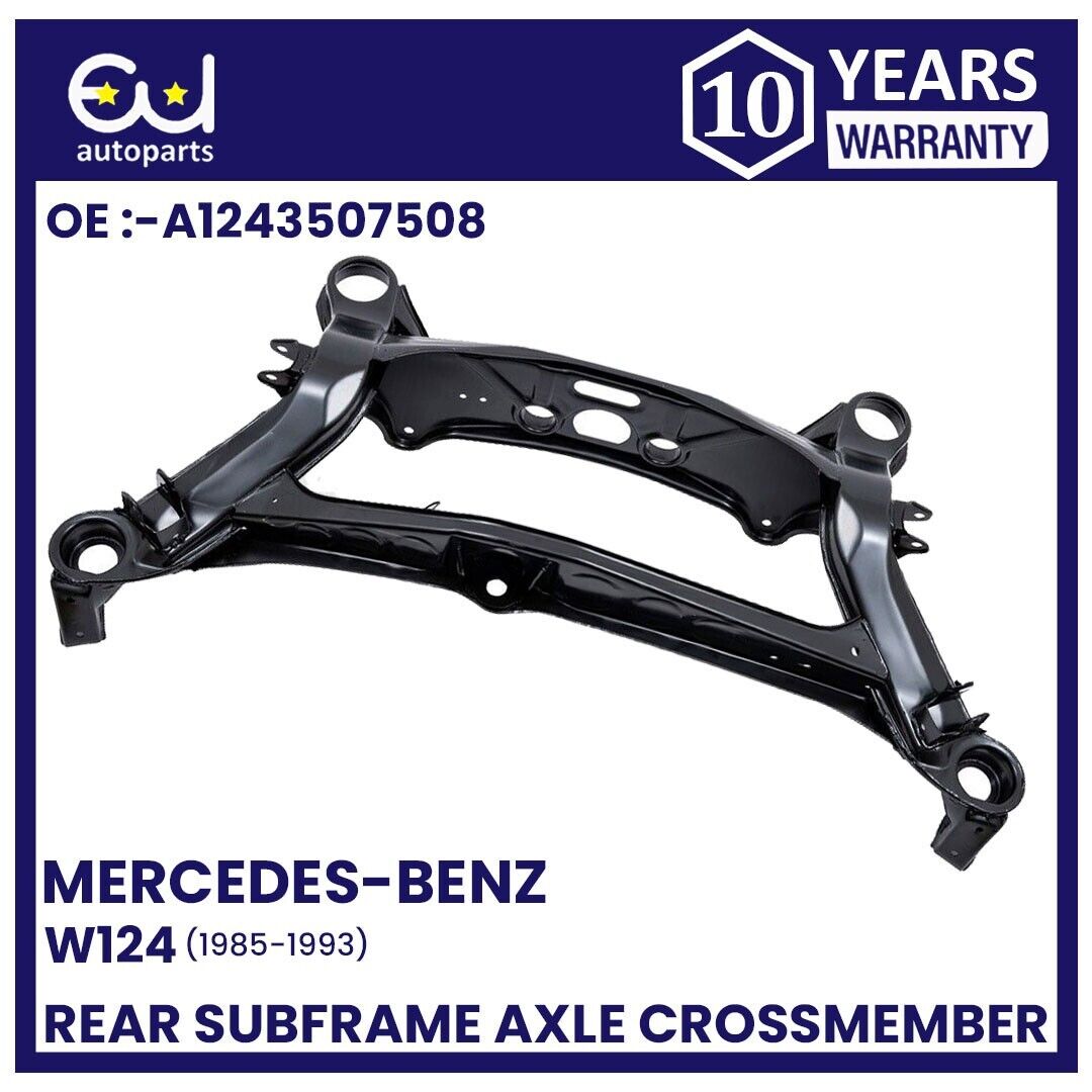 REAR AXLE SUBFRAME CROSSMEMBER FOR MERCEDES W124 S124 1984-1997 (WITHOUT BUSHES)