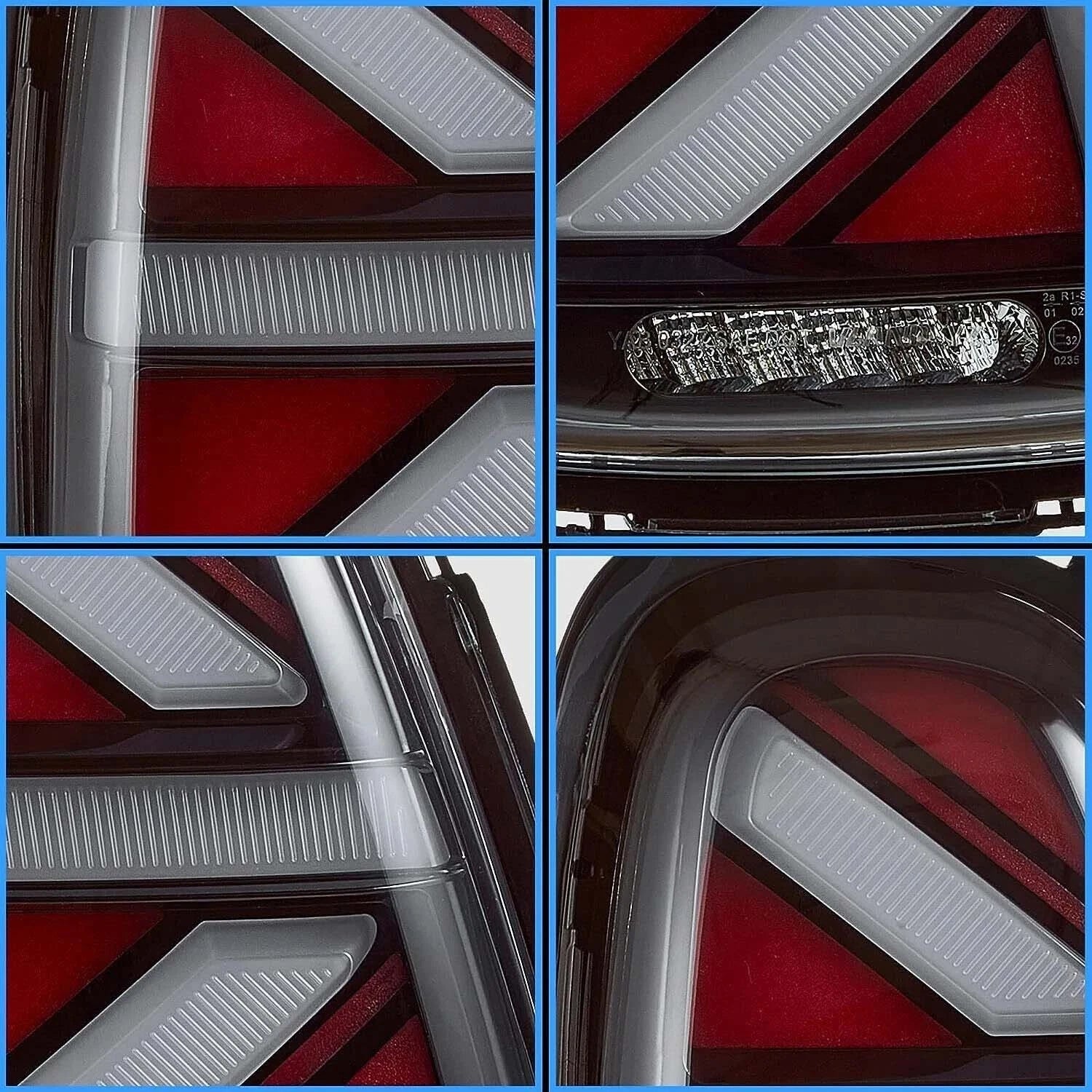 SMOKED LED REAR TAIL LAMP LIGHTS FOR MINI R56 R57 R58 R59 2007-15 UNION JACK