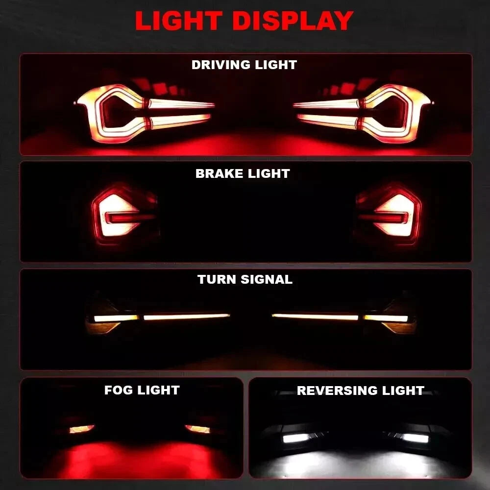 LEFT RIGHT SET TAIL REAR LIGHT LAMP 4PCS FOR BMW X3 G01 2017-ON UPGRADE 2022