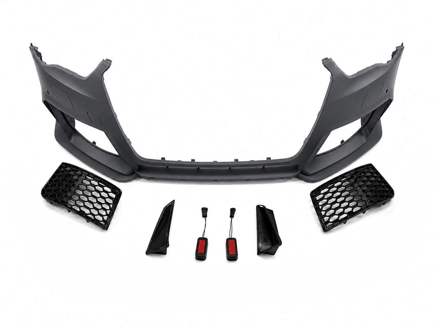 RS3 STYLE FRONT BUMPER CONVERSION KIT FOR AUDI A3 S3 8V 2012-2016 SEDAN W/GRILLE