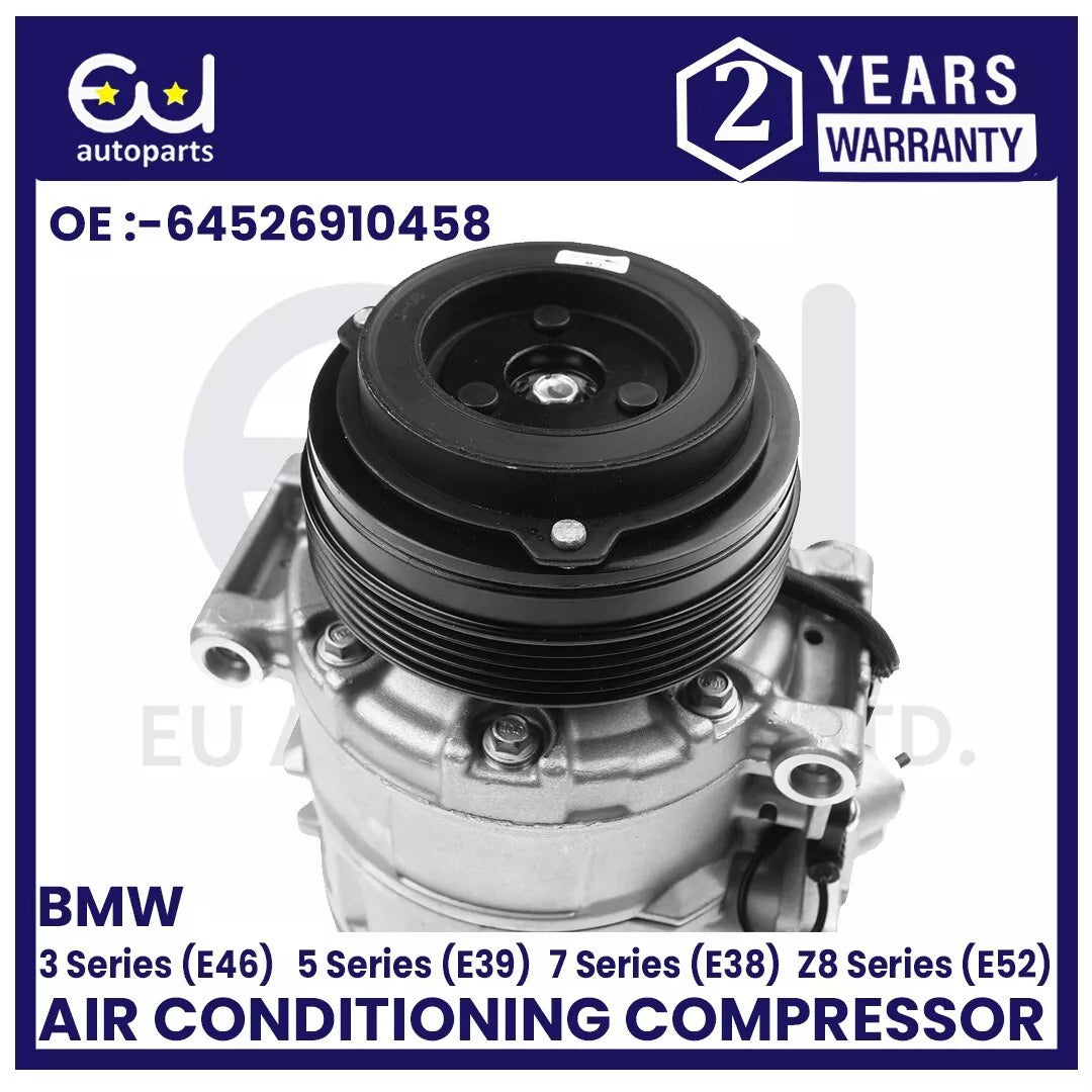 AIR CONDITIONING COMPRESSOR FOR BMW E38 E39 E46 E52 320I 323I 520I 523I M3 M5 Z8