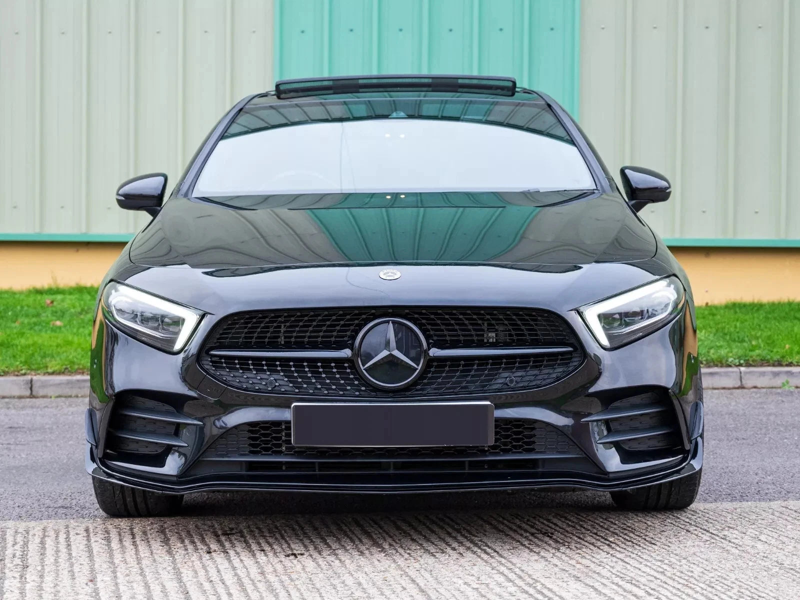 FOR MERCEDES A CLASS W177 AMG45 FRONT BUMPER SPLITTER AERO KIT FRONT CANARDS 19+