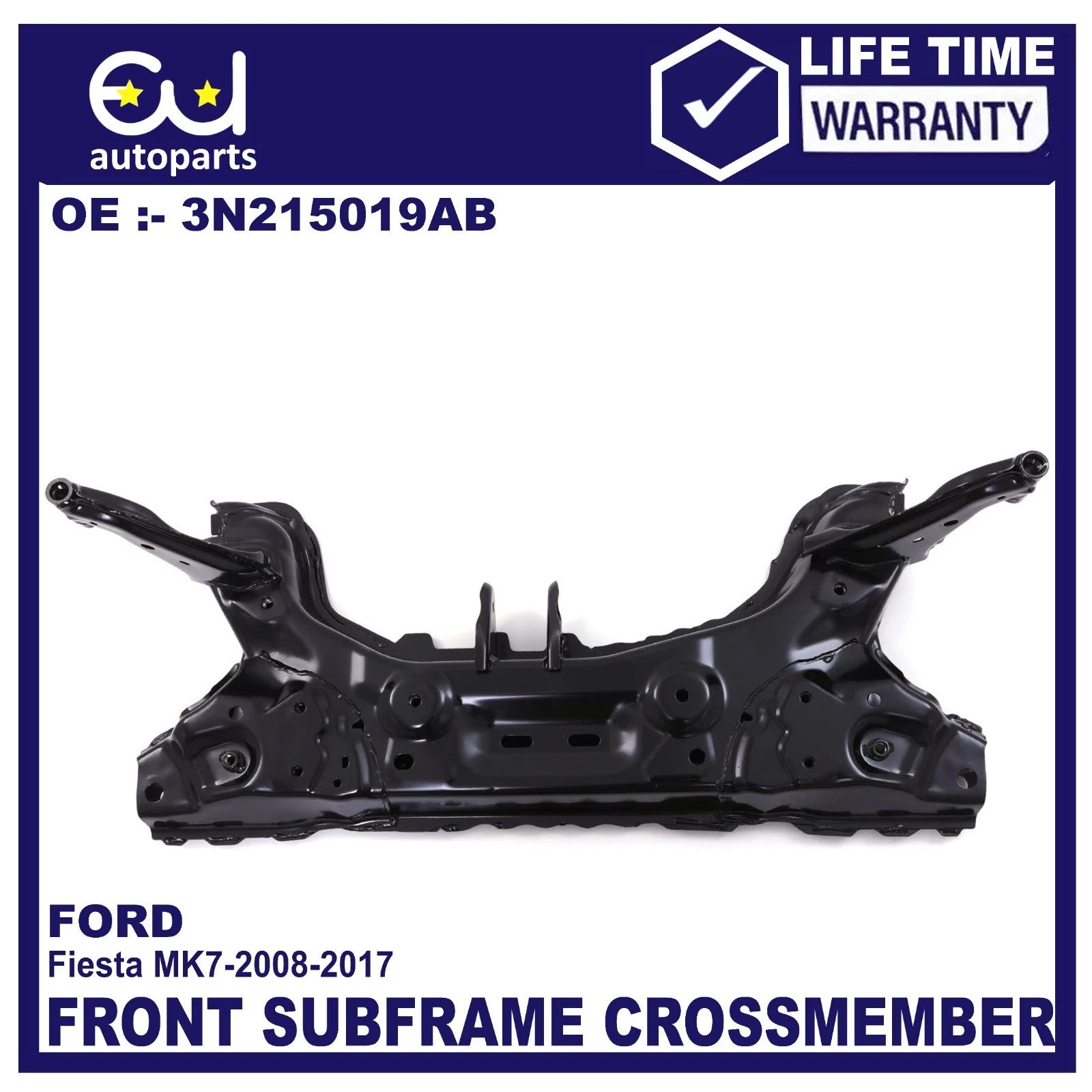 FRONT AXLE SUBFRAME CROSSMEMBER FOR FORD FIESTA MK7 2008-2017 AUTOMATIC 1758709