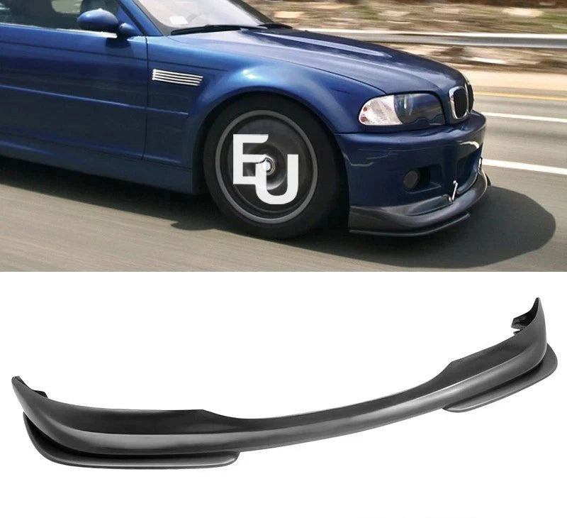 FOR BMW 3 SERIES E46 M3 MODEL AC S STYLE FRONT BUMPER LIP SPOILER SPLITTER 01-06