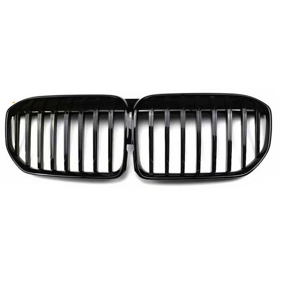 FOR BMW 7 SERIES 19+ G11 G12 LCI KIDNEY GRILL GRILLE GLOSS BLACK SINGLE SLAT