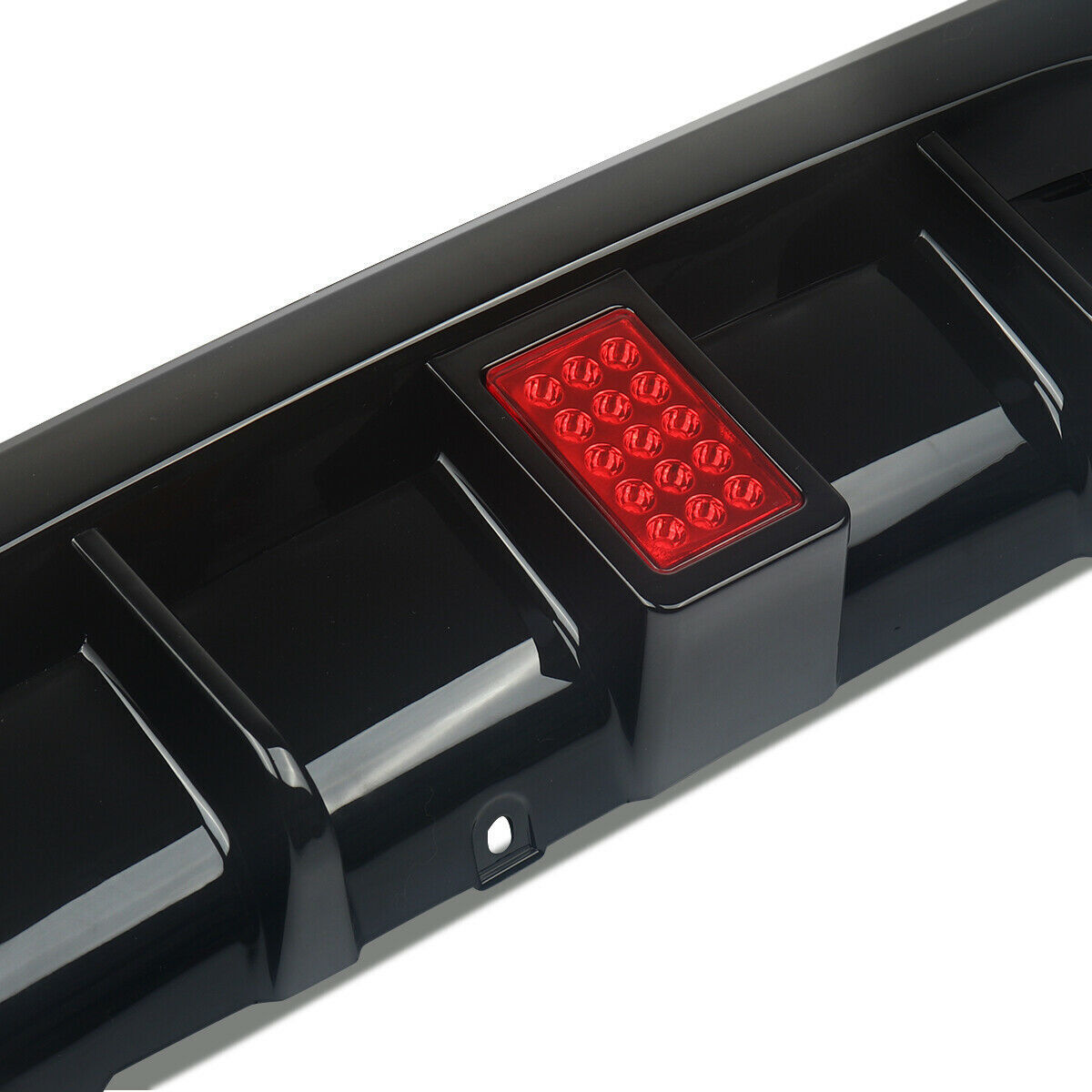 REAR BUMPER LIP DIFFUSER W/ LED FOR BMW 3 SERIES E92 E93 335I 2D M-TECH 07-13