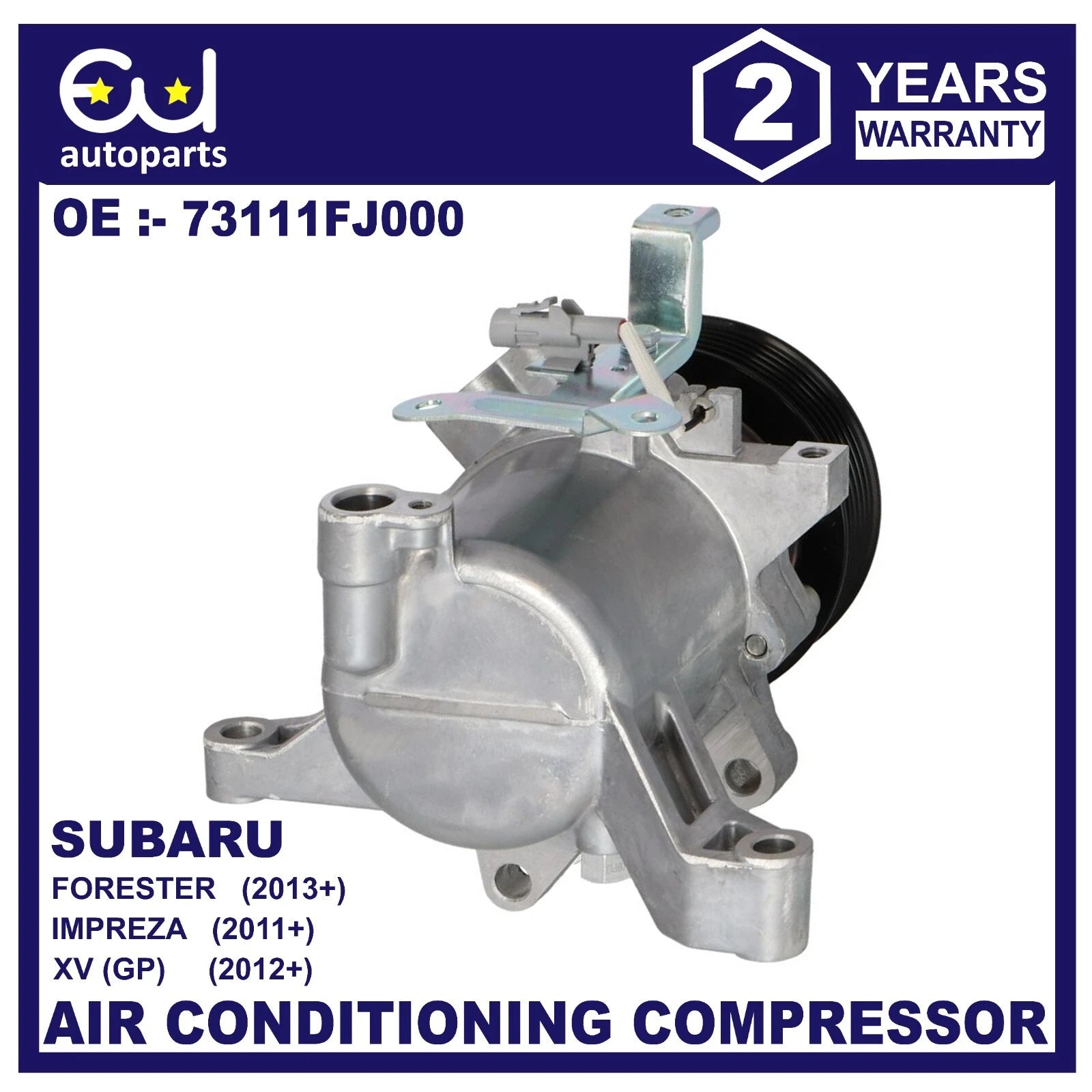 AIR CON COMPRESSOR AC FOR SUBARU FORESTER SJ IMPREZA GJ 1.6 2.0 2.5 73111FJ000