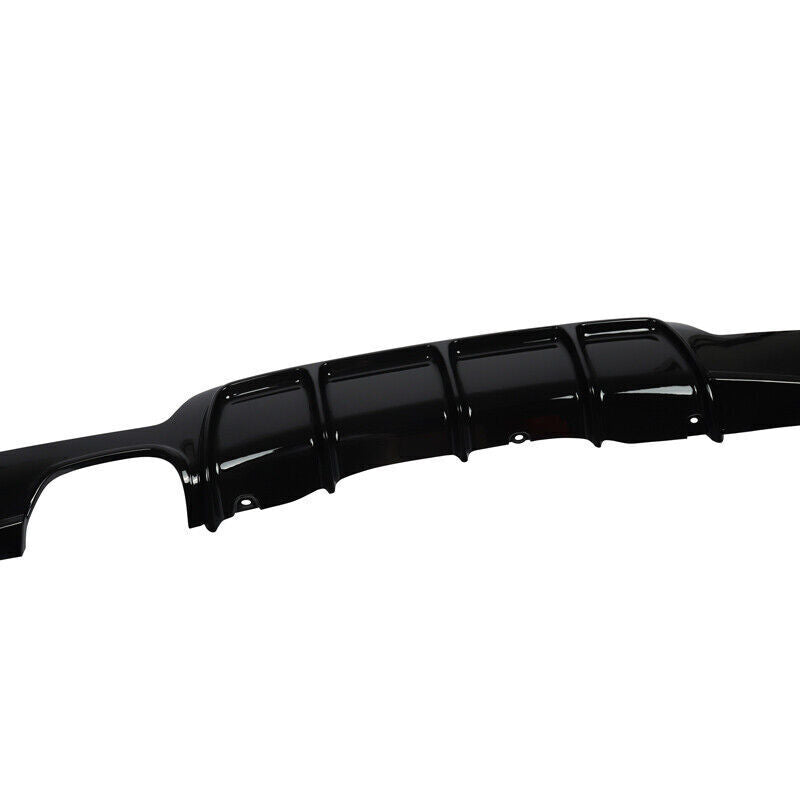 FOR BMW 4 SERIES F32 F33 F36 M SPORT REAR BUMPER DIFFUSER GLOSS BLACK 2013-2020