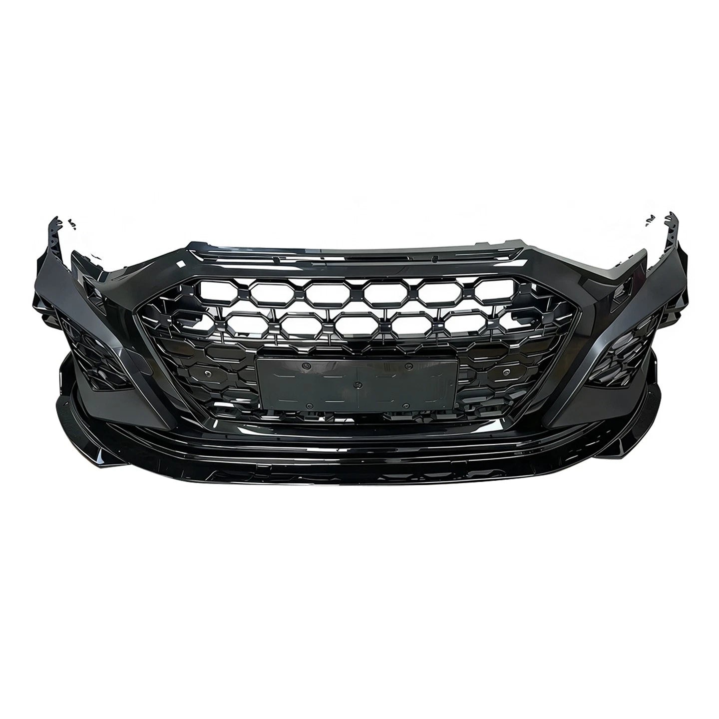 PRIMED RS3 LOOK FRONT BUMPER BODYKIT WITH SPLITTER & GRILLE FOR AUDI A3 8Y 20-24