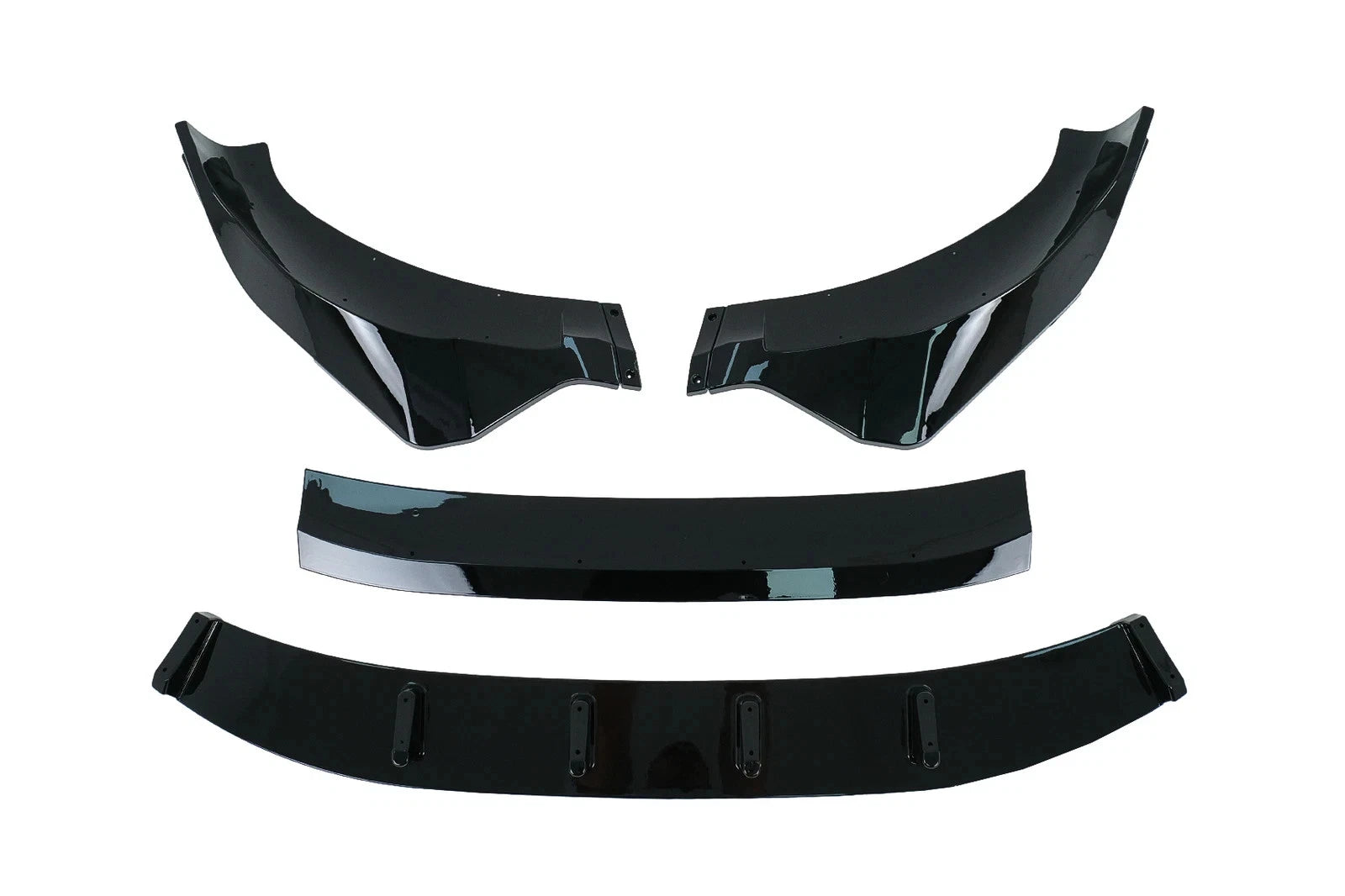 FOR BMW X3 G01 X4 G02 M SPORT FRONT BUMPER SPLITTER LIP GLOSS BLACK 2018-2021
