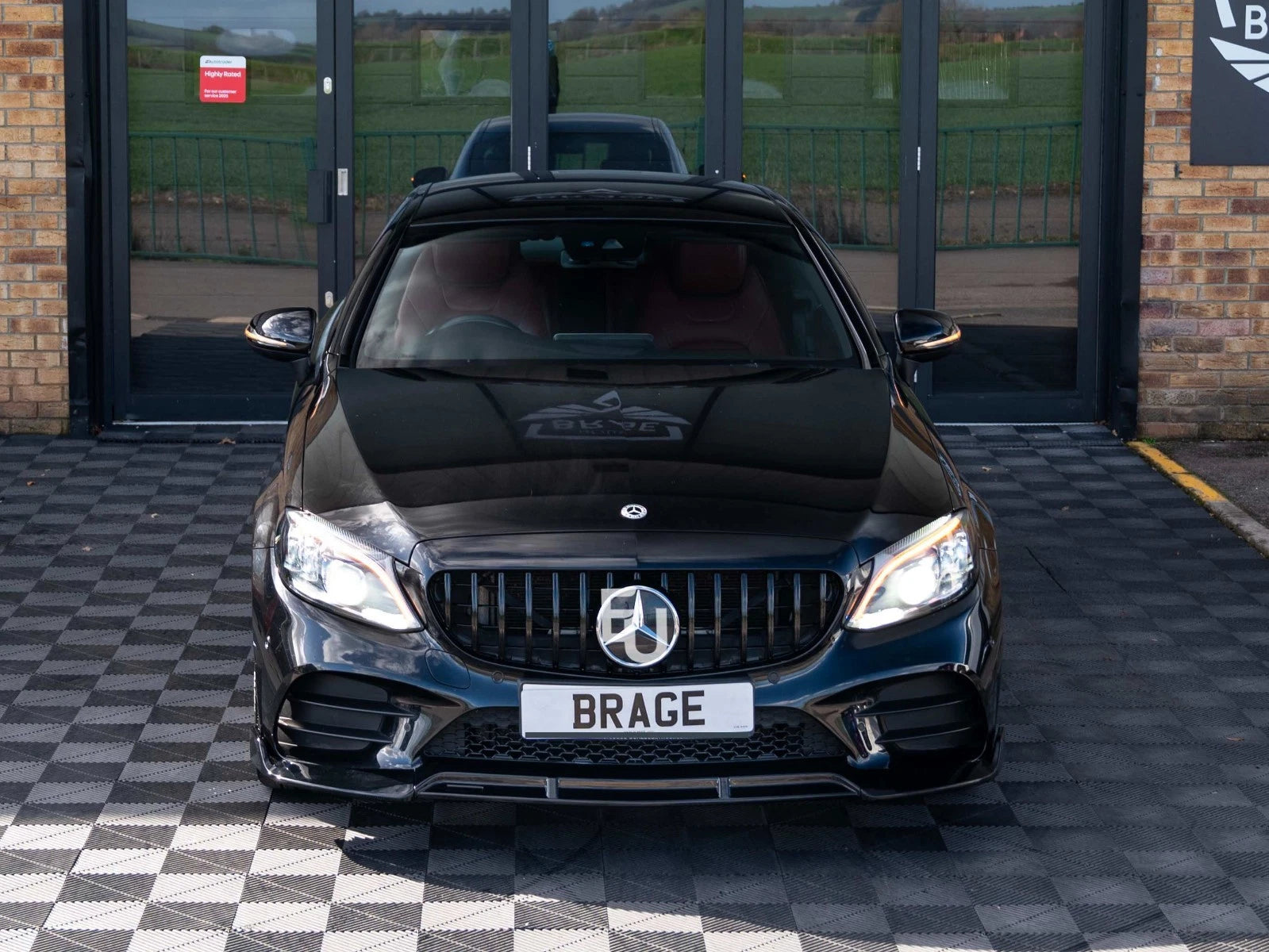 FOR MERCEDES C CLASS W205 C205 LCI AMG LINE STYLE FRONT BUMPER 2015-2022