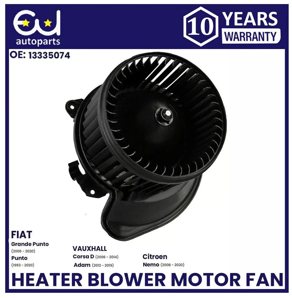 HEATER BLOWER MOTOR FAN FOR VAUXHALL CORSA D CORSA E PUNTO GRAND PUNTO ADAM