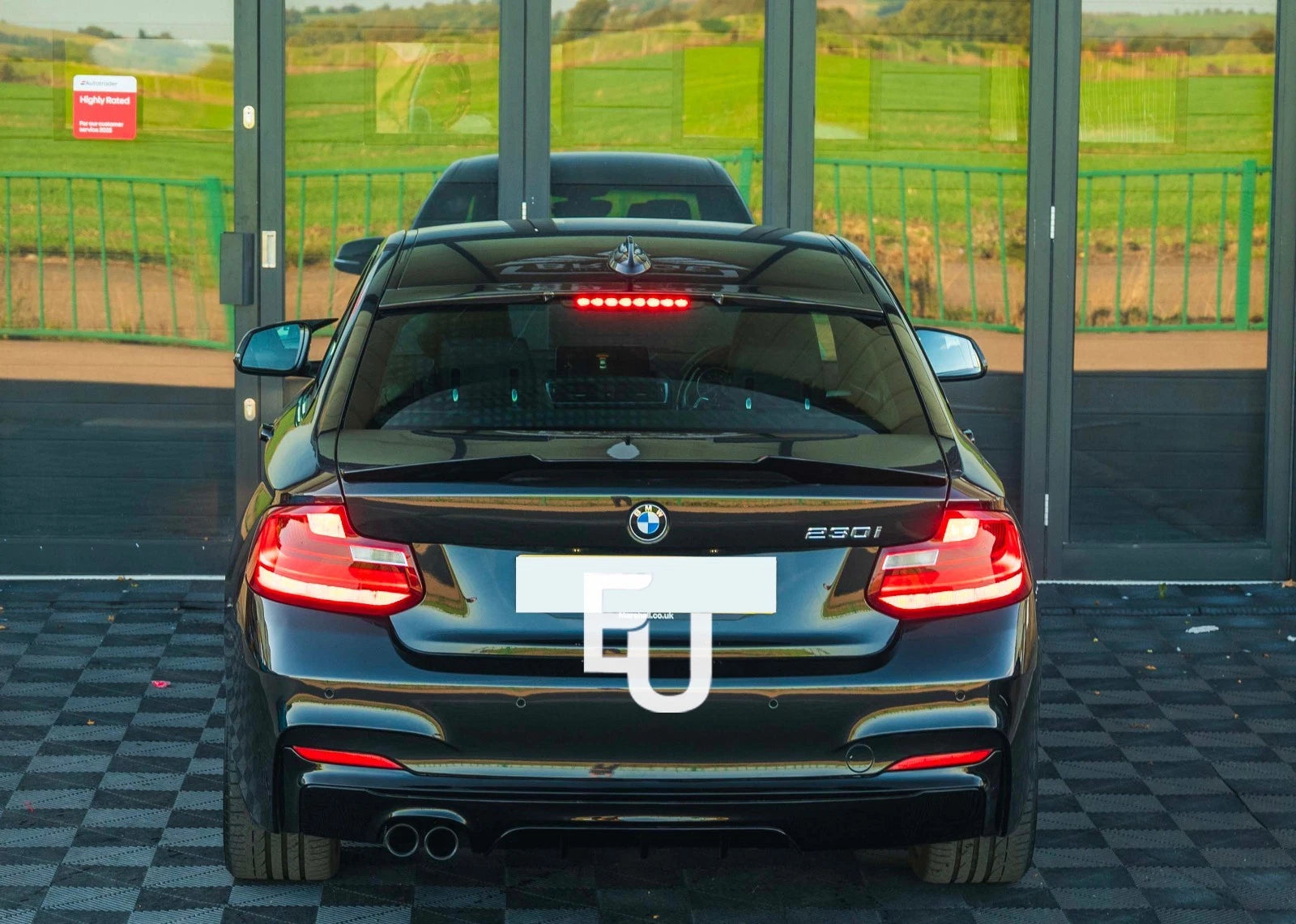 FOR BMW 2 SERIES F22 F87 M2 220 230I M240 STYLE REAR ROOF SPOILER LIP WING 14-21