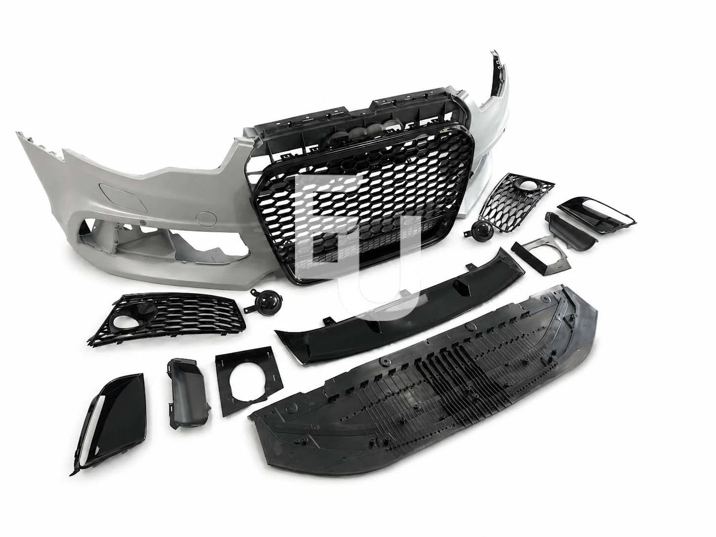 RS6 LOOK FRONT BUMPER CONVERSION BODYKIT W/SPLITTER FOR AUDI A6 S6 C7 2011-2014