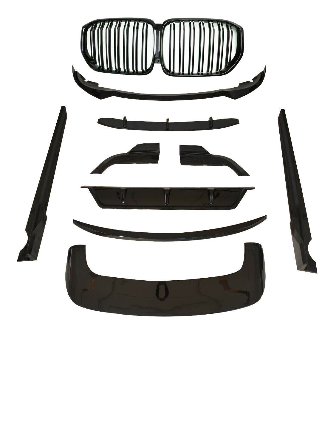 FOR BMW X5 G05 BODYKIT BODY KIT FRONT SPLITTER REAR DIFFUSER SIDE SKIRTS GRILLE