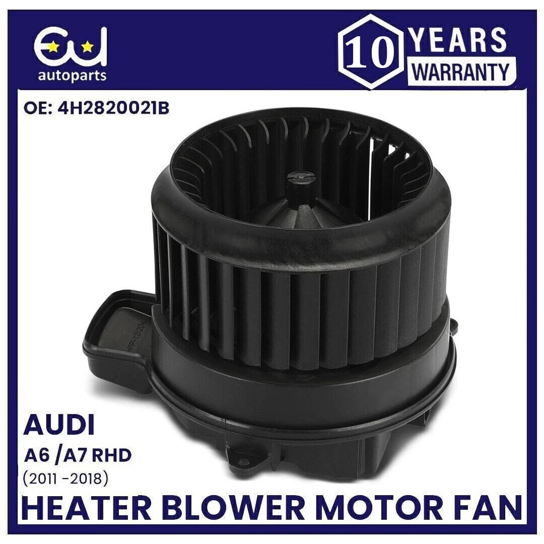 FOR AUDI A6 C7 A7 4G A8 4H HEATER BLOWER MOTOR FAN 11-18 4H2820021B RHD