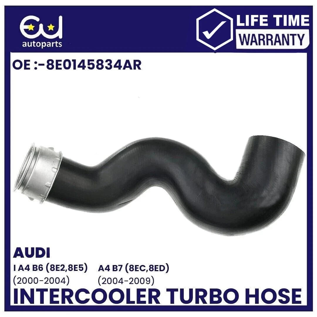 TURBO INTERCOOLER HOSE PIPE FOR AUDI A4 B6 B7 A6 1.9 2.0 TDI 8E0145834AR