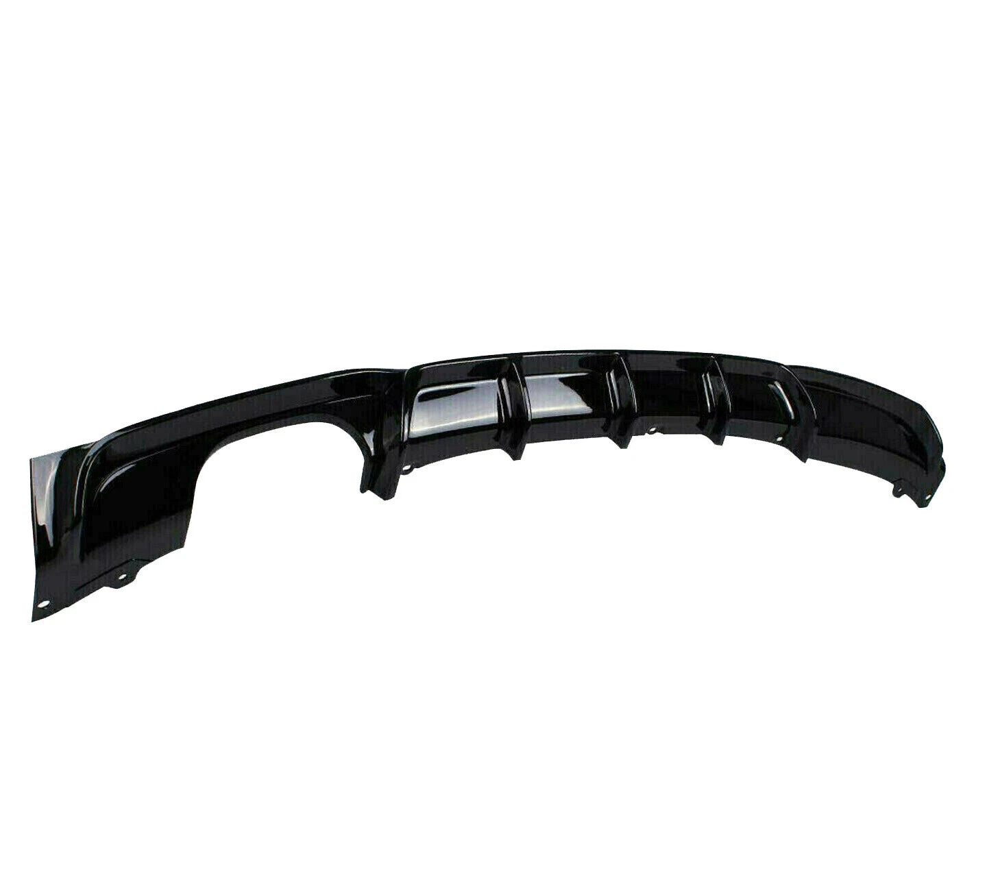 REAR DIFFUSER FRONT SPLITTER M SPORT FOR BMW 3 SERIES F30 F31 GLOSS BLACK 12-18