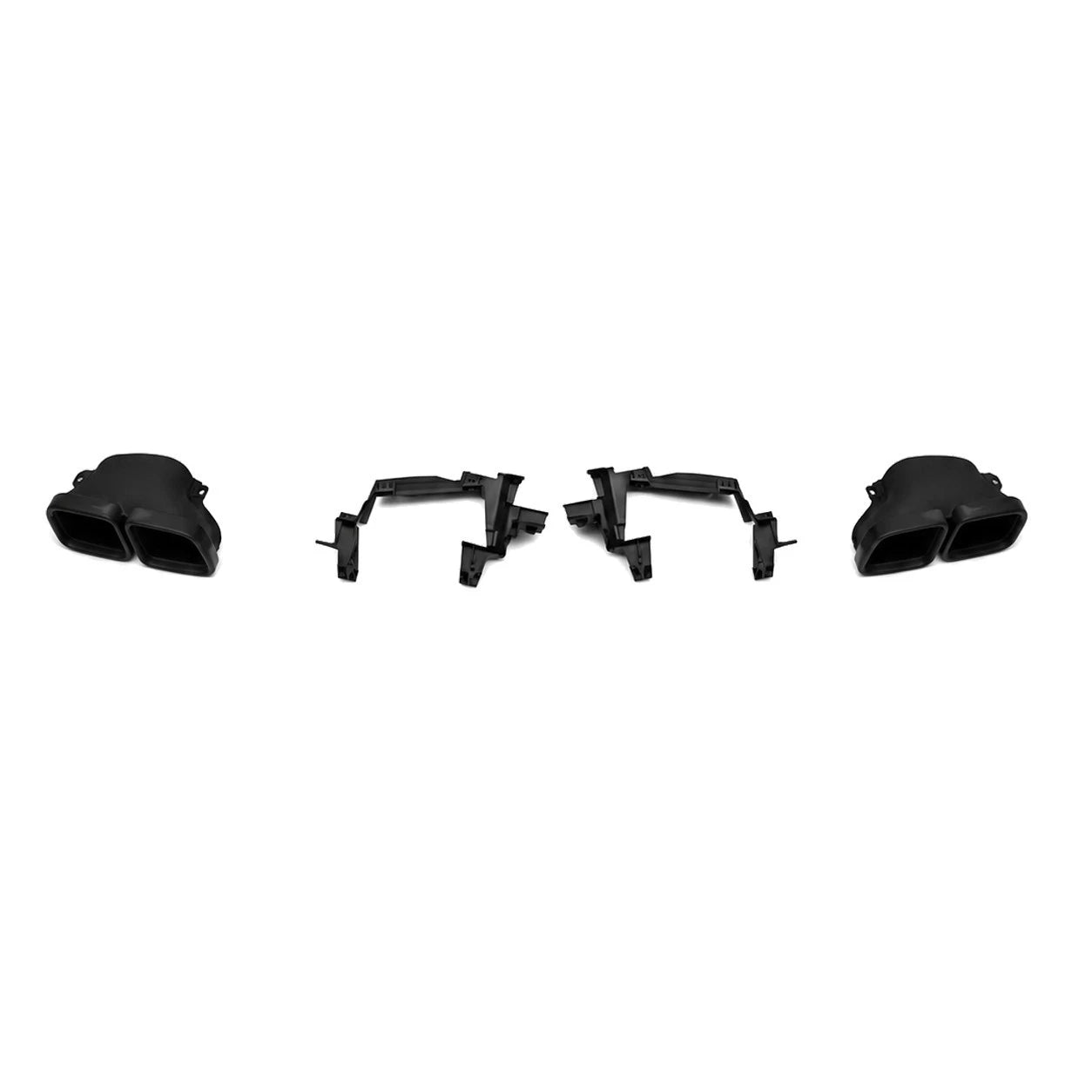 FOR MERCEDES GLA CLASS X156 AMG GLA45 ED1 LOOK REAR DIFFUSER TAILPIPES 2013-2018