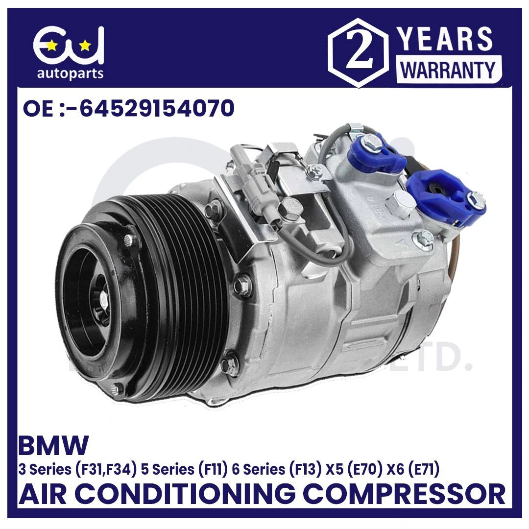 AIR CON AC COMPRESSOR FOR BMW 3 4 5 SERIES F30 F31 F80 F32 F33 F36 X6 E71 E72