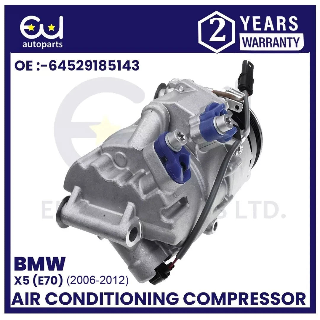 AIR CONDITIONING AC COMPRESSOR PUMP FOR BMW X5 E70 30i 2006-10 3.0 64529185143