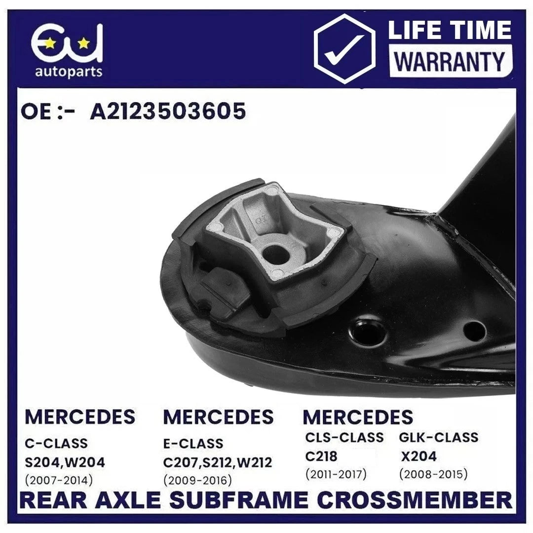 REAR AXLE SUBFRAME CROSSMEMBER FOR MERCEDES C-CLASS C204 S204 W204 2007-2014, E-CLASS C207 S212 W212 2009-2016
