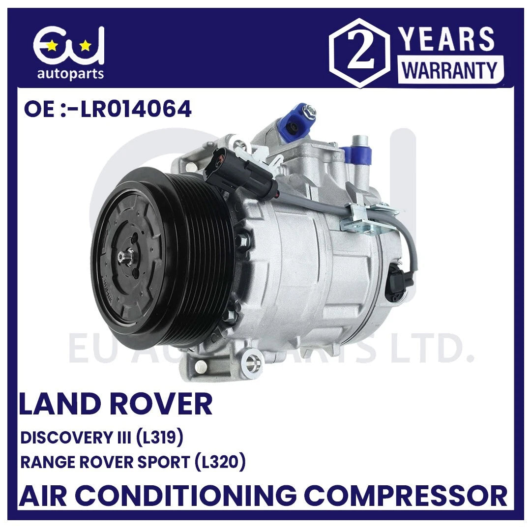 AIR CON AC COMPRESSOR FOR LAND RANGE ROVER SPORT L320 DISCOVERY 3 L319 MK3 2.7D