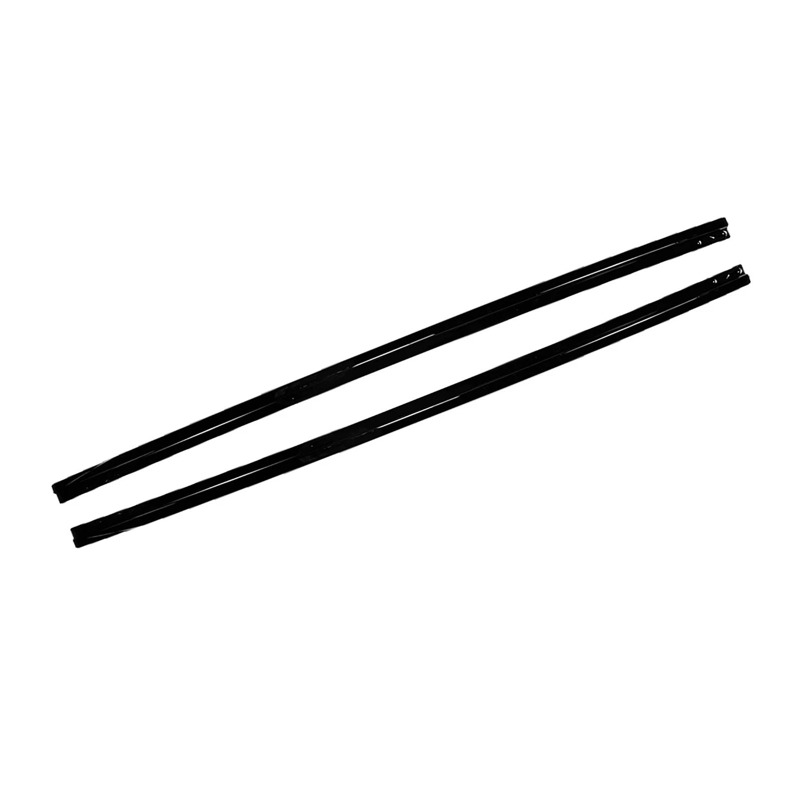 FOR AUDI A7 S LINE S7 C7 4G SIDE SKIRT EXTENSION BLADE LIP GLOSS BLACK 2010-2018