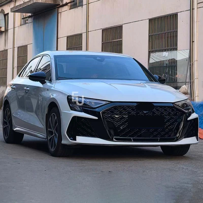 2025+ RS3 CONVERSION FRONT BUMPER BODYKIT FOR AUDI A3 S3 8Y 20-24 SEDAN/HATCH