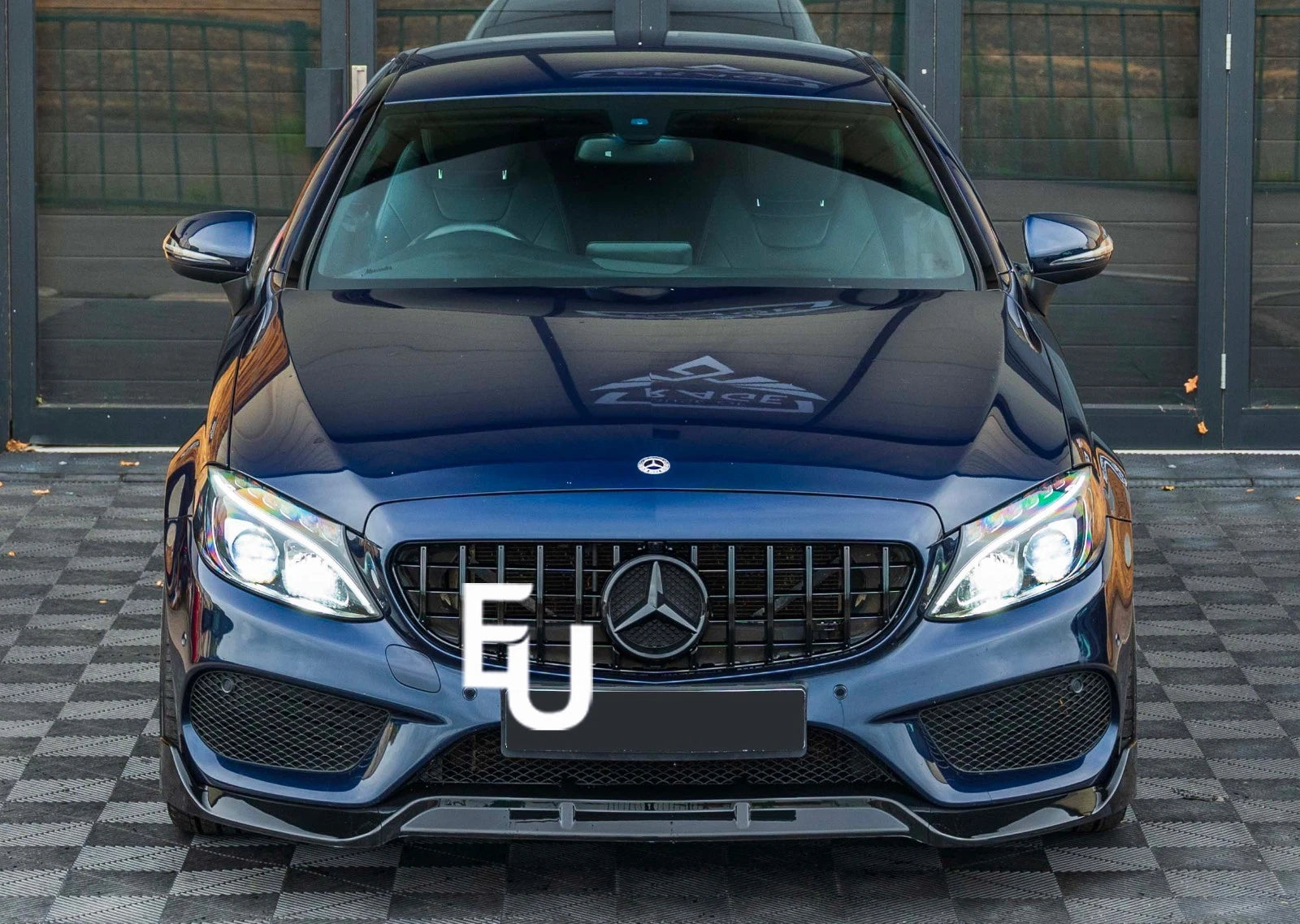 FOR MERCEDES C CLASS C205 C63 LOOK BODYKIT BODY KIT REAR DIFFUSER SPLITTER SKIRT