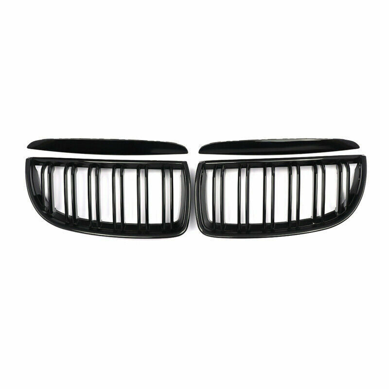 FOR BMW 3 SERIES E90 E91 DUAL SLAT FRONT KIDNEY GRILLE 2005-2008