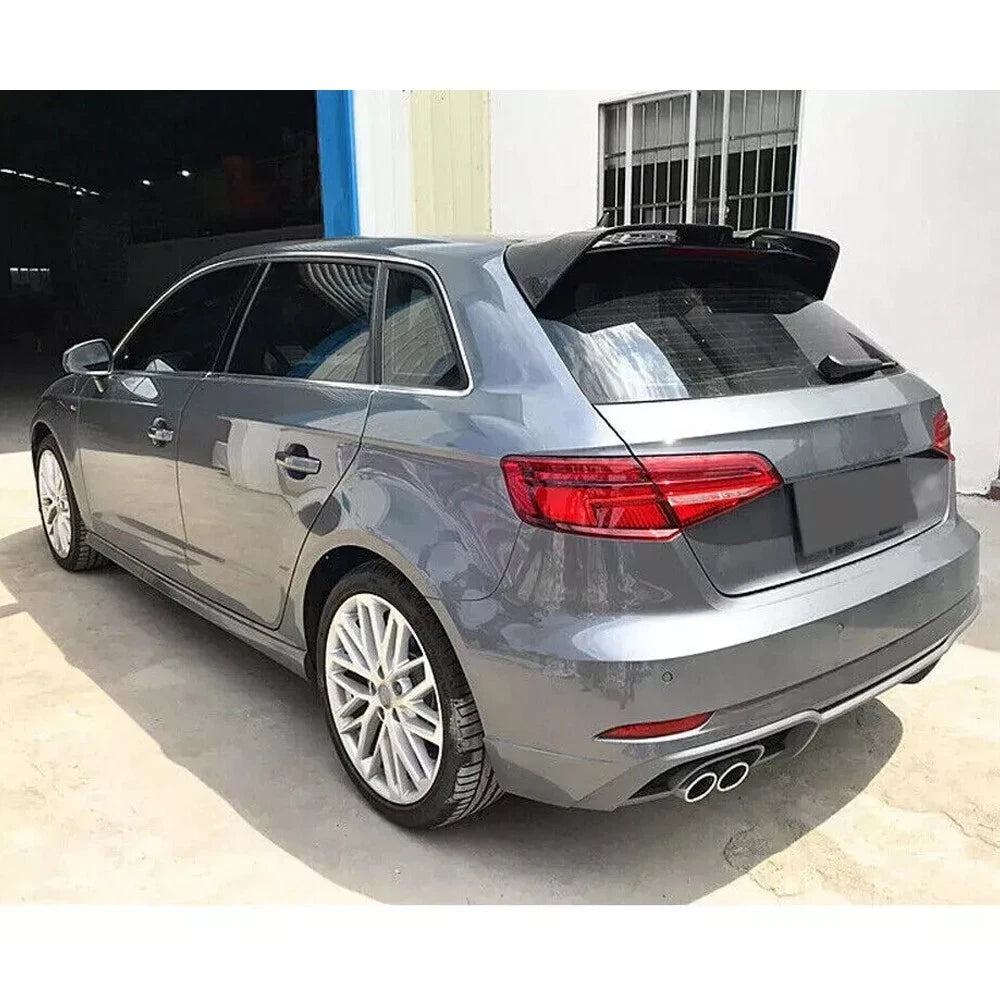 REAR BOOT ROOF SPOILER LIP OETTINGER STYLE FOR AUDI A3 S3 RS3 8V HATCHBACK 13-20